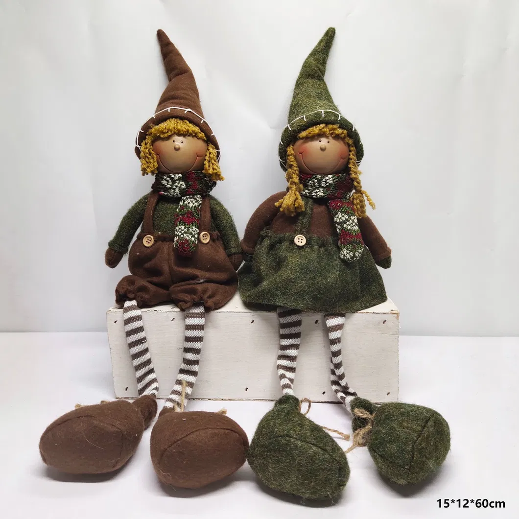 Handmade Plush Doll Textile Soft Gnome Toy Detail 6