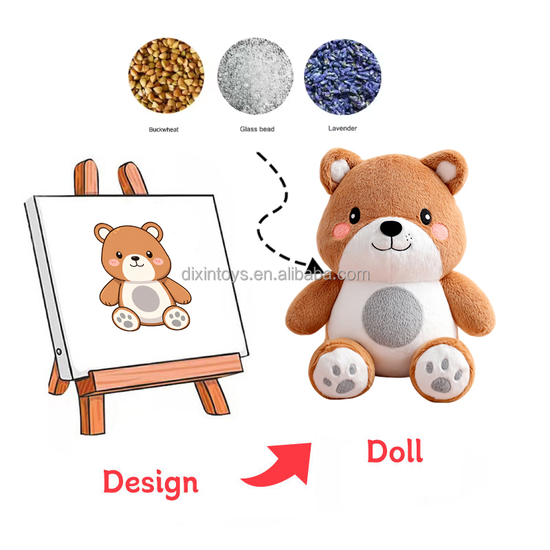 Manufacturers Custom Cute Soft Toys Weighted Stuffed Animal Custom Weighted Plush Toys