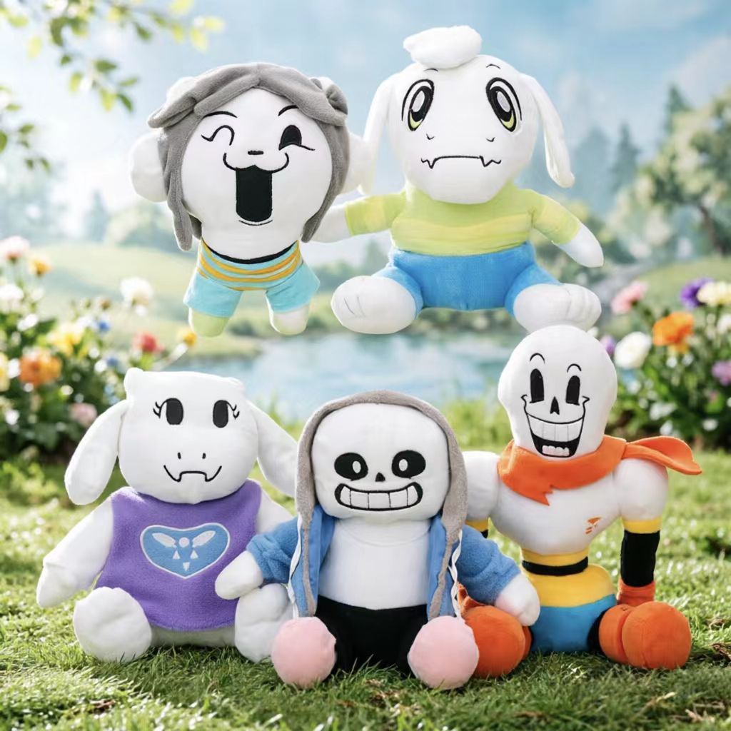 Game Character Undertale Sans Plush Stuffed Toys Papyrus Frisk Chara Temmie Plush Animal Toys Stuffed Animals PP Cotton Filled