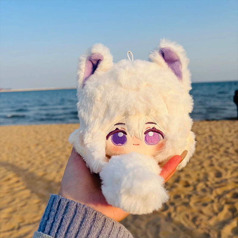 Customized 10cm Mini Plush Soft Toy Doll with Cute Character Design and Plush Keychain