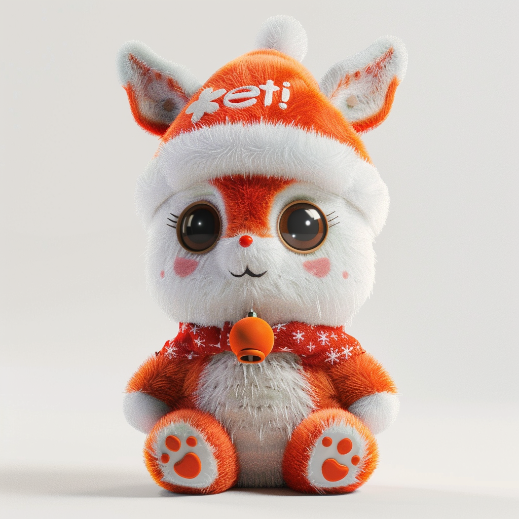 Manufacturer Wholesale High Quality EN71 Red Cat Plush Doll Stuffed Animal Toys for Gifts