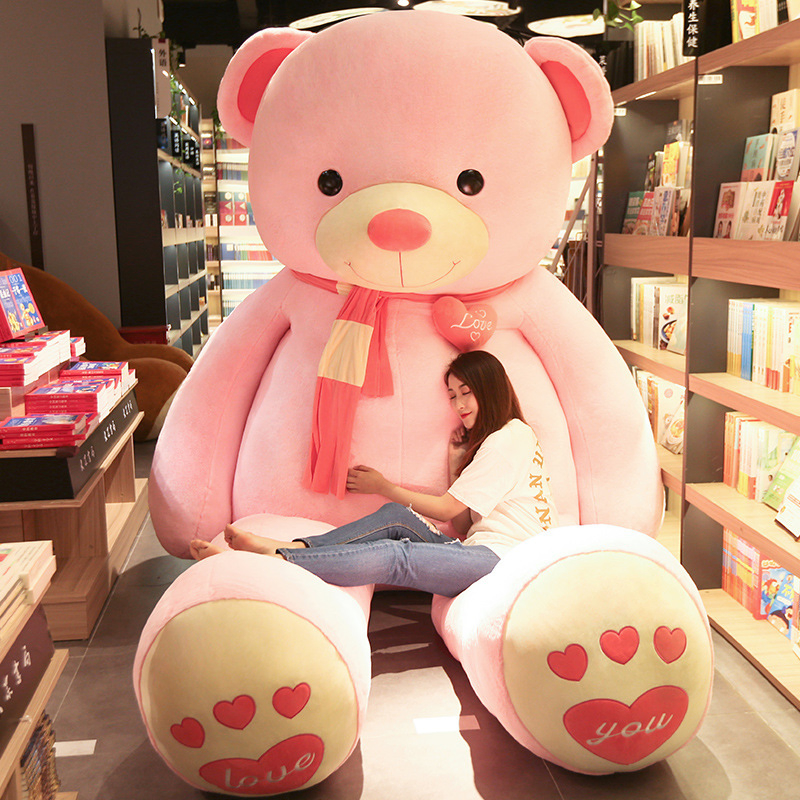 Wholesale Price OEM Manufacturer Personalized Peluche Super Soft Stuffed Plush Toys Big Large Giant Lifesize Customzied Cuddly Teddy Bear Factory