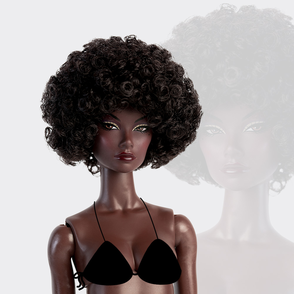XIANXIAN Factory Charcoal Skin Tone Jointed ELARA Fashion Doll ( Edition)-Vinyl Model Toy Soft Toy