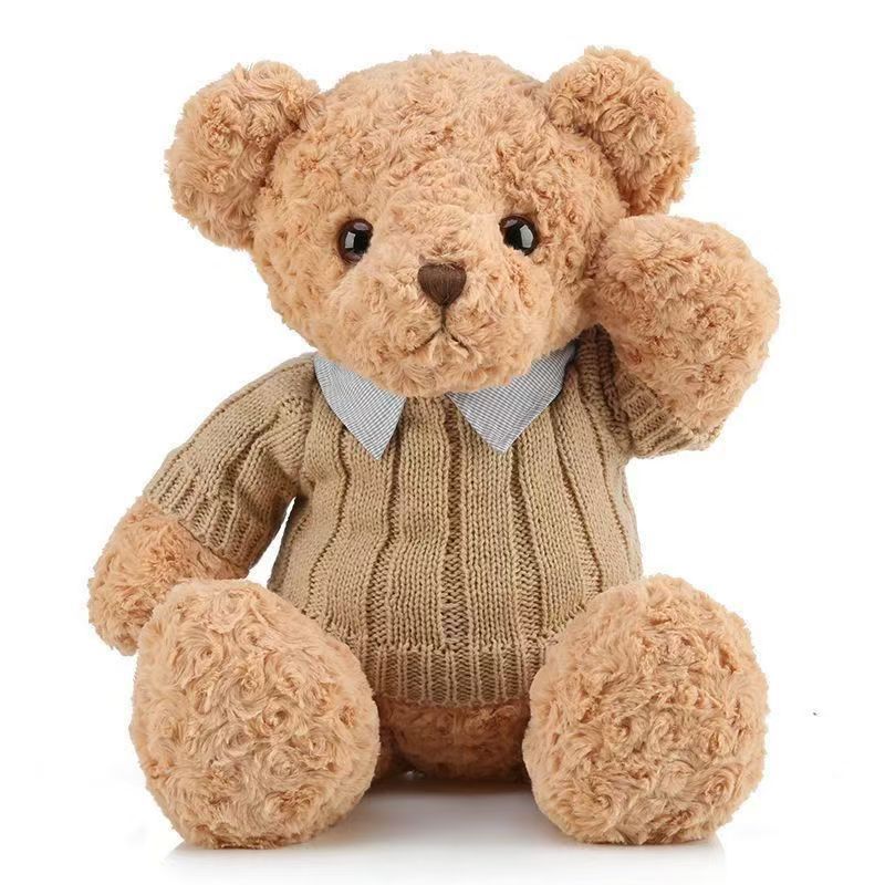 Best Selling Teddy Bear Plush Dolls Comfort Soft Stuffed Doll Plush Toys Bear Cute Valentine's Day Birthday Gifts for Girls