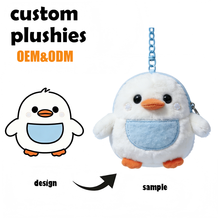 Plush Toys Custom OEM ODM Manufacturer Lava Monster Holiday Season Custom Plush Keychain