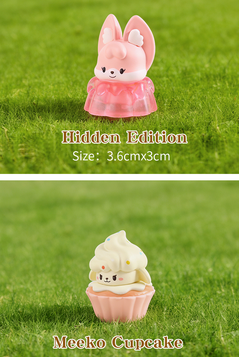 Cute Beans Sitting in a Row - Mini Hamster Plush Blind Box IP Trendy Toy Blind Bag Resin Small Ornaments