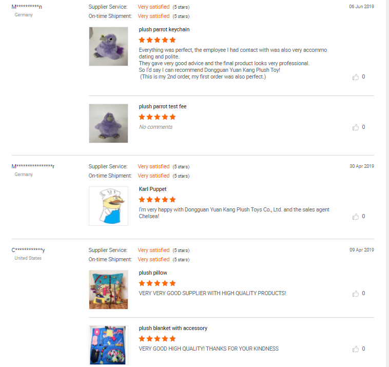 Customer evaluation screenshot 3