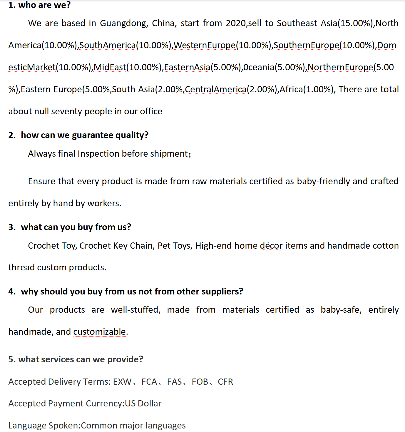 Frequently Asked Questions Overview