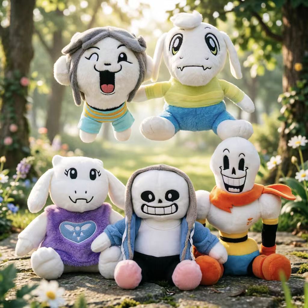 Game Character Undertale Sans Plush Stuffed Toys Papyrus Frisk Chara Temmie Plush Animal Toys Stuffed Animals PP Cotton Filled