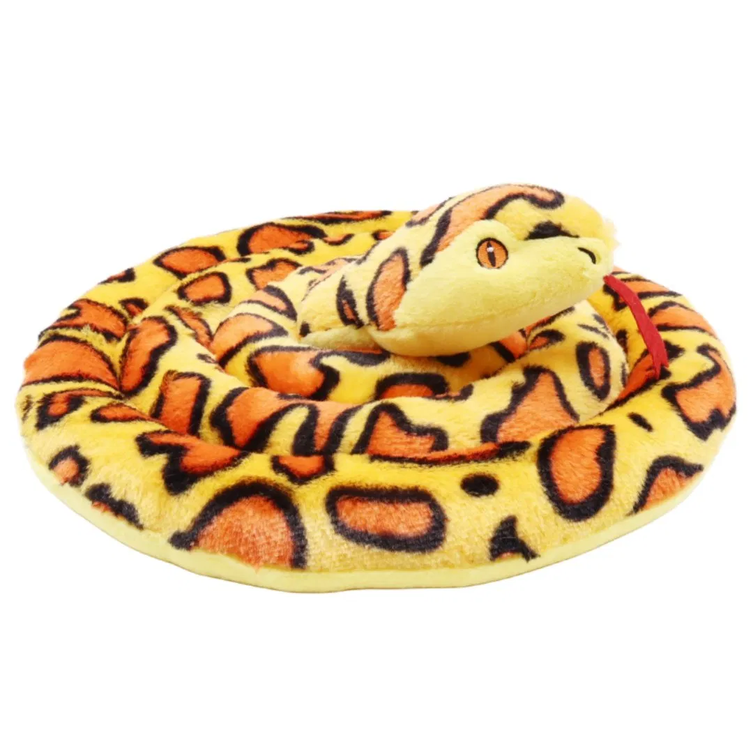 Amazon Hot Sale Giant Custom Lifelike Stuffed Animal Soft Plush Snake Toy