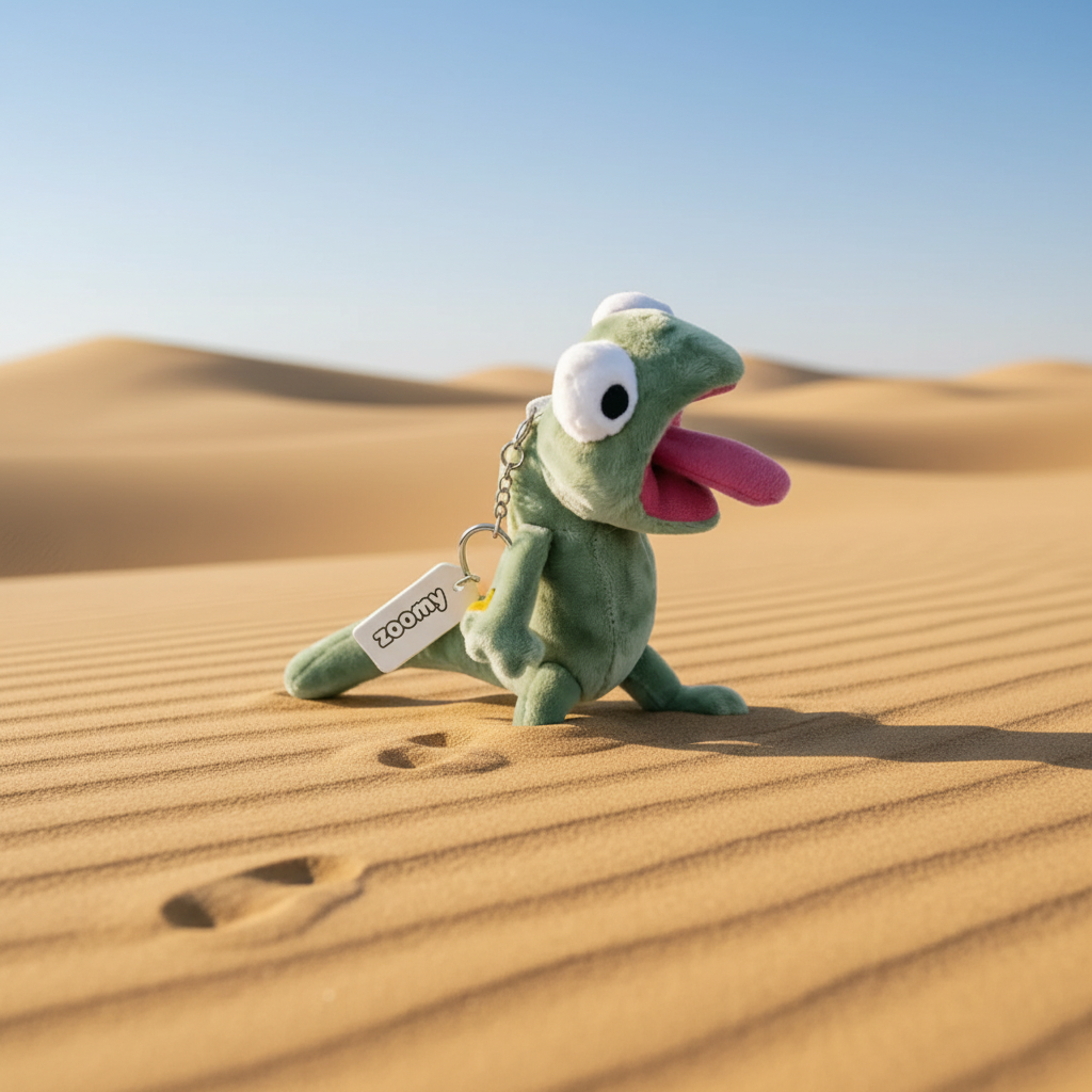 2026 LizardTom Cartoon Plush Toy Keychain with Funny Face, Tiktok Hot Selling Squishy Kawaii Key Chain Acssesoriess for Unisex