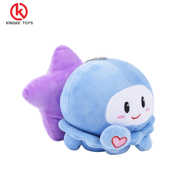 Kinqee Custom Plush Doll 30cm Stuffed Animals Customized Keychain Plush Mascot Toy Anime Cartoon Plush Toys for Claw Machine