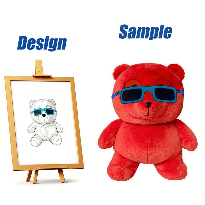 Custom Cartoon Plush Toys Creative Plush Stuffed Animals Doll Plush Toy for Holiday Gift