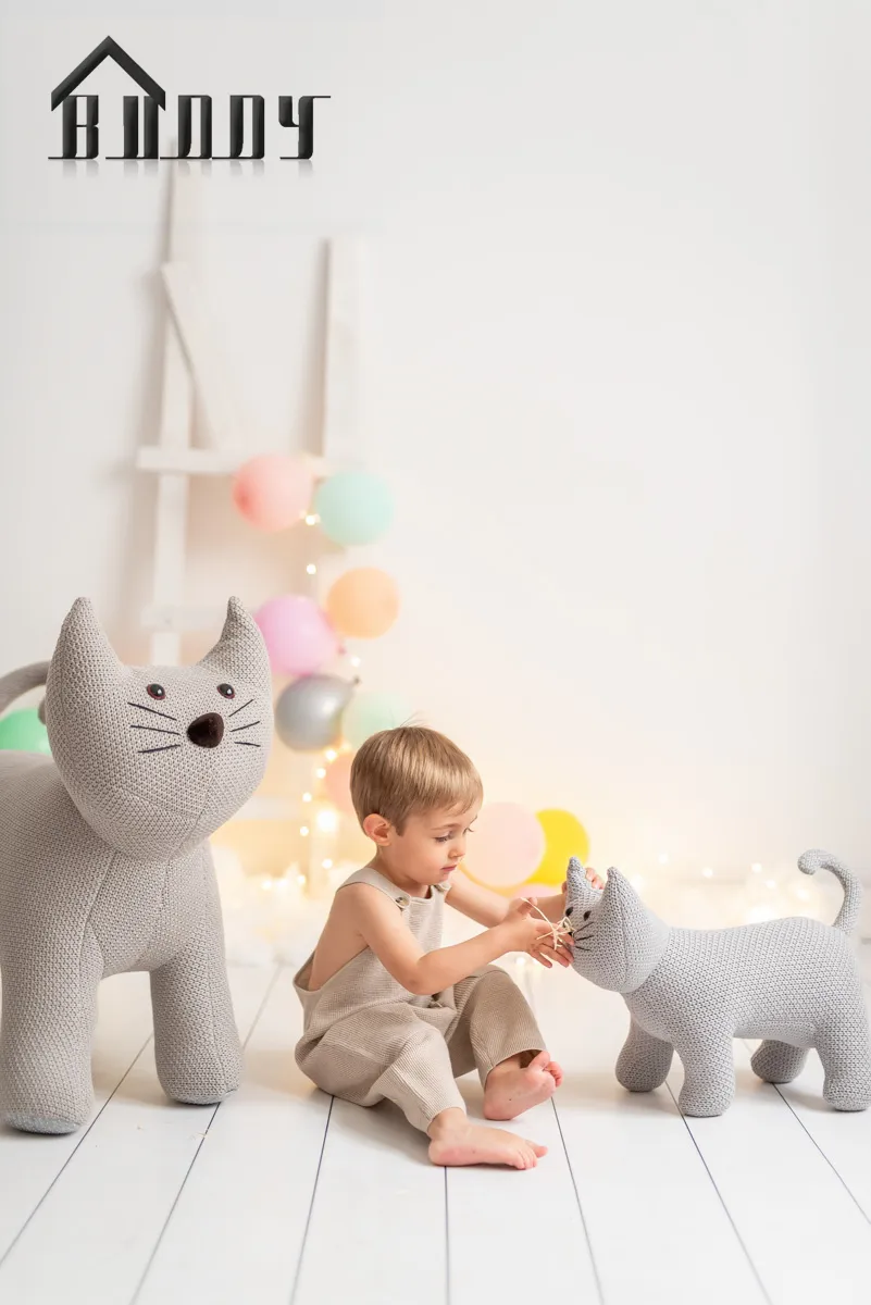 Cat Toy Kids Handmade Cat Stuffed Plush Toy