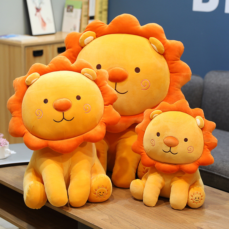 CHIQUE Cute Lion Stuffed Animal King Lion Plush Toy for Kids Baby Lover Birthday Valentines Gifts