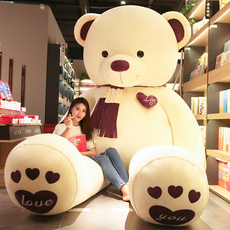 Wholesale Price OEM Manufacturer Personalized Peluche Super Soft Stuffed Plush Toys Big Large Giant Lifesize Customzied Cuddly Teddy Bear Factory