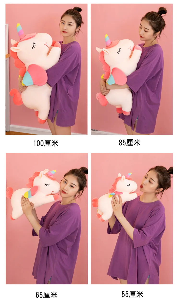 Wholesale Stuffed Giant Pink Soft Plush Factory Unicorn Animal Custom Toy