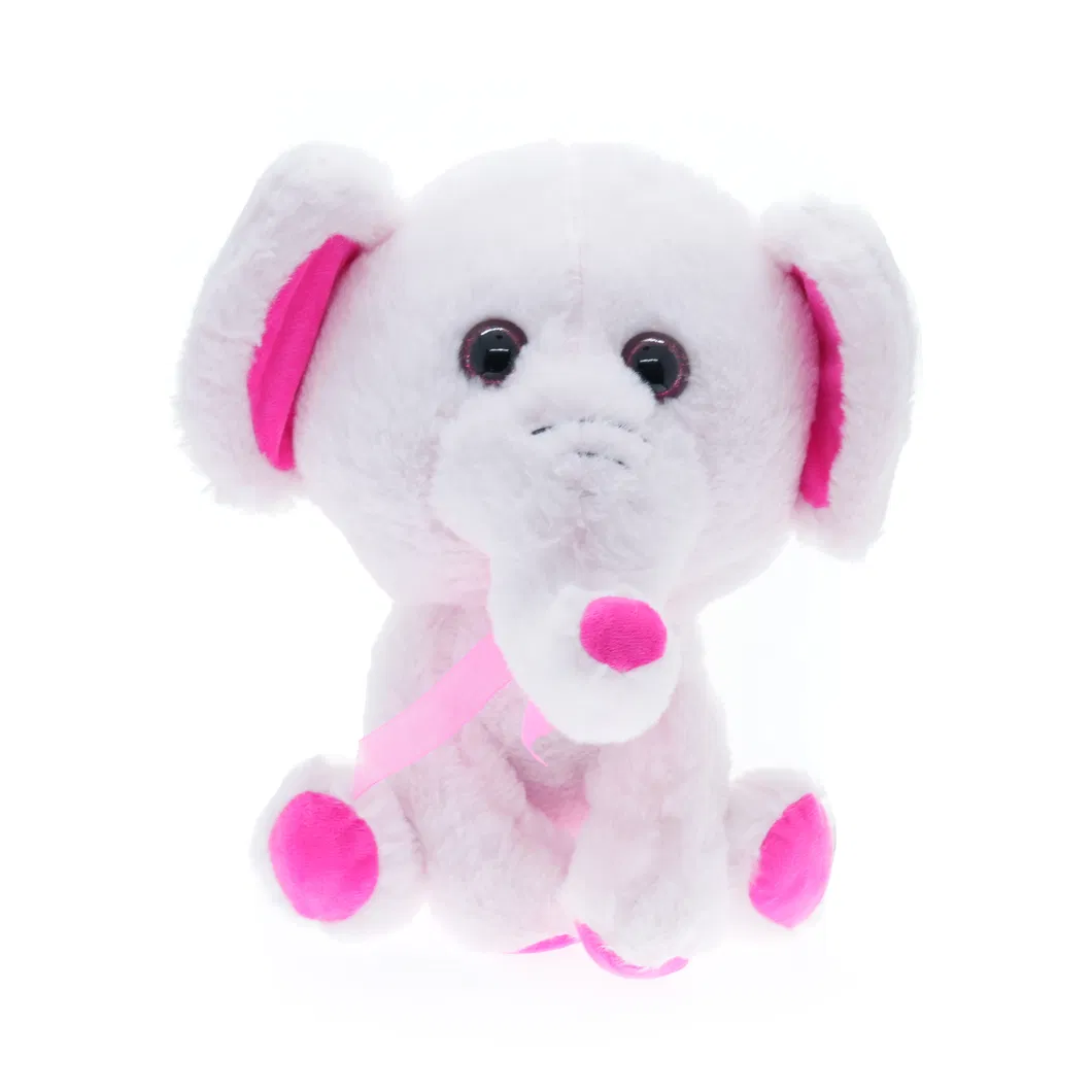 Custom Doll Baby Promotional Gift Sitting Elephant Plush Stuffed Toys