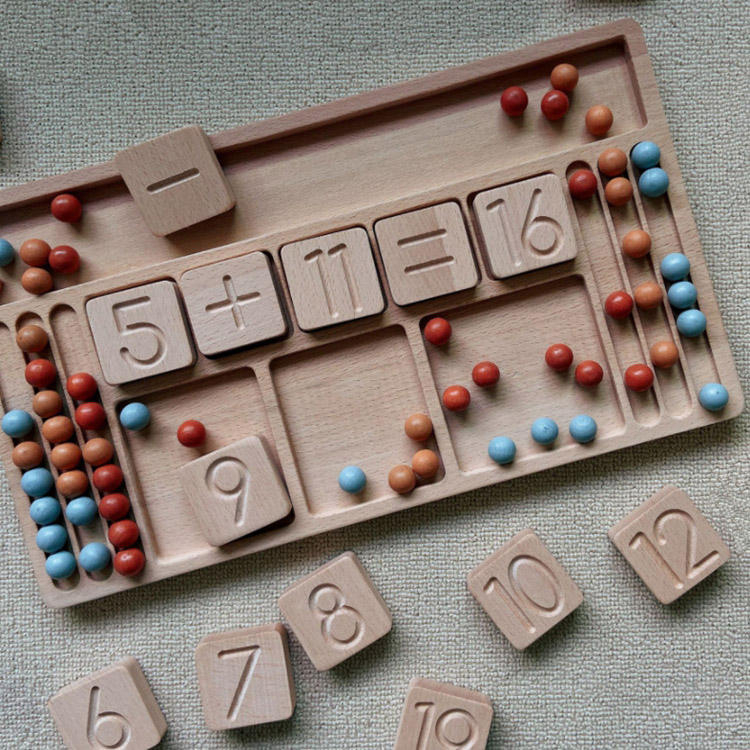 Dropshipping Partner China Supplier Wooden Preschool Math Learning Board Educational Toy for Toddler's Counting Number