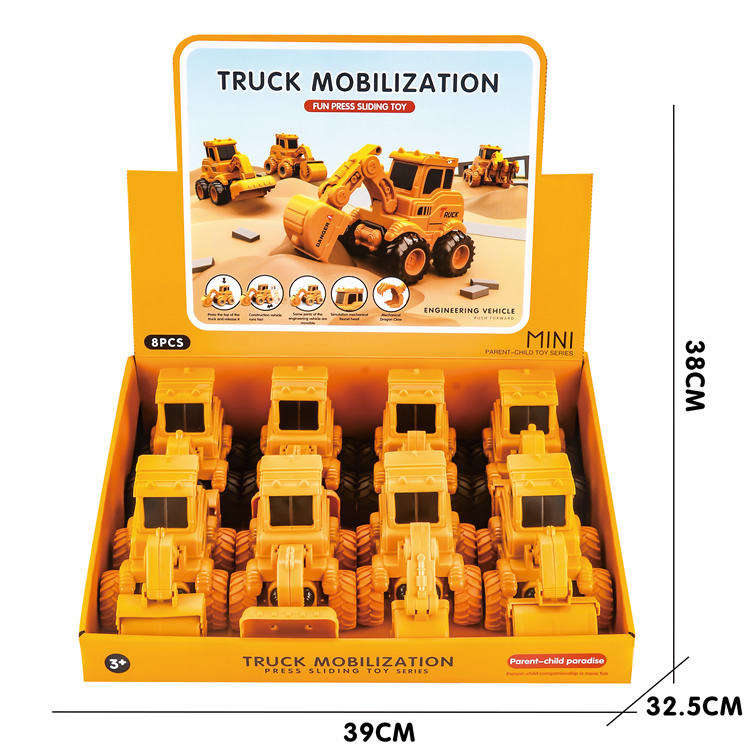 Wholesale Plastic Construction Engineering Car &amp; Bulldozer Sliding Friction Toy for Children Over 2 Years