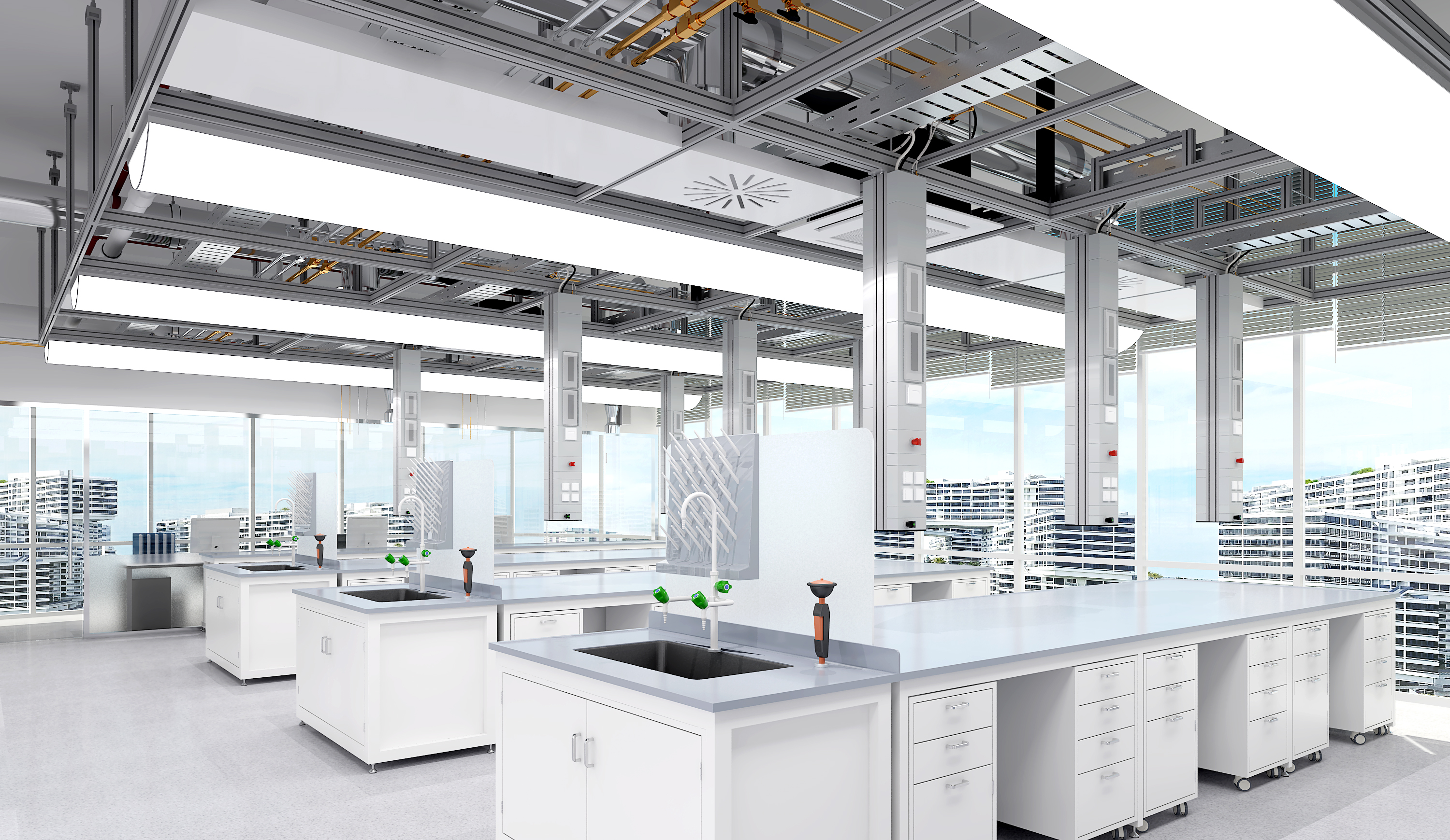 Lab Supplier Professional - Customized Lab Teaching Furniture For University Science Education