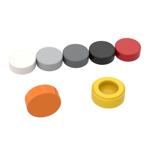 1bag=50g=400pcs No.98138 Building Block Sets 1x1 Plastic Flat Circular Blocks Compatible Bricks Construction Model Toy for Years