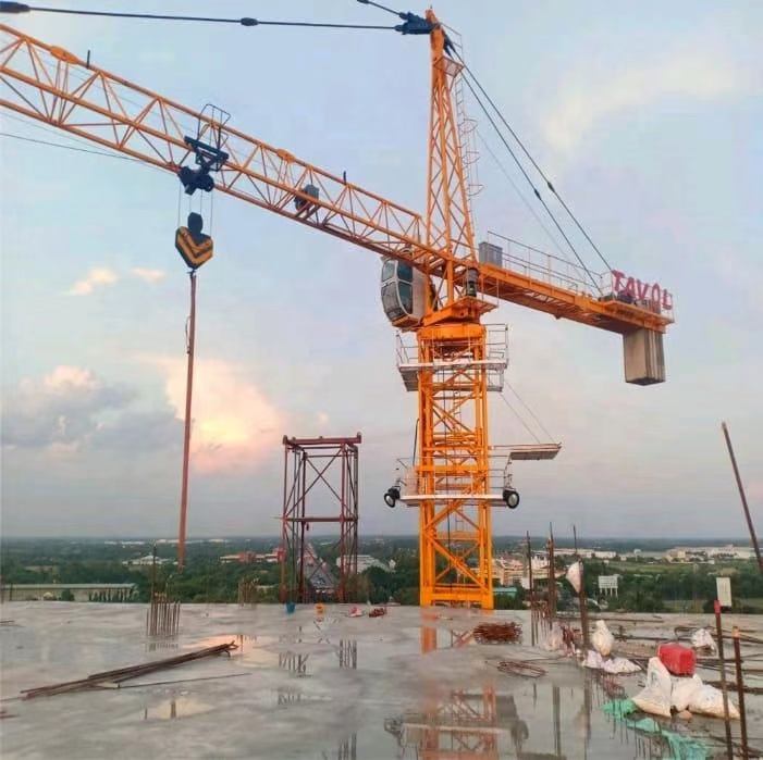 CE Certificate Self-Raising Tower Crane QTZ 5010 5T Construction Crane Price