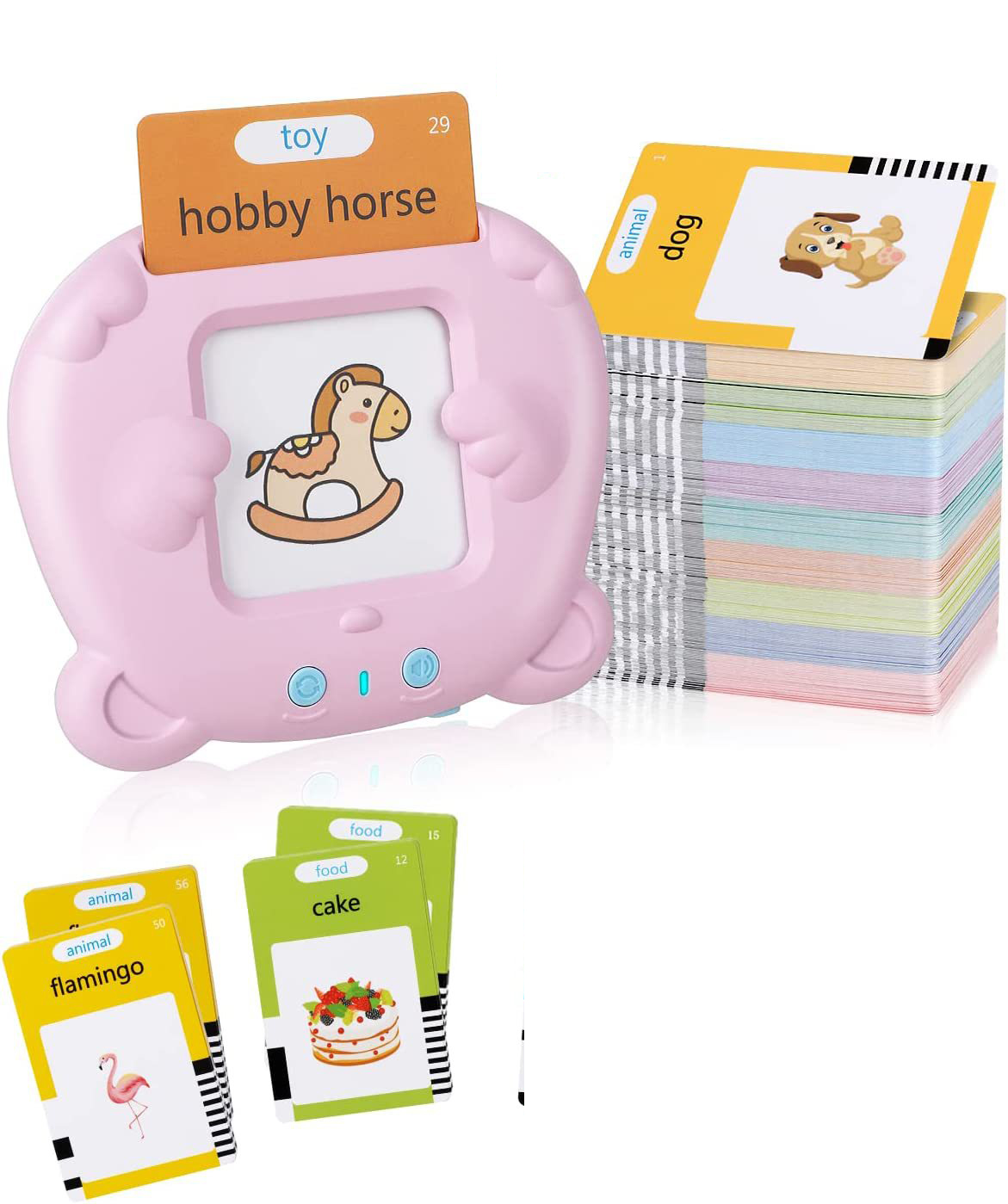 Education Kids English Language Learning Toys Machine Talking Flash Cards for Toddlers With 224 Sight Words