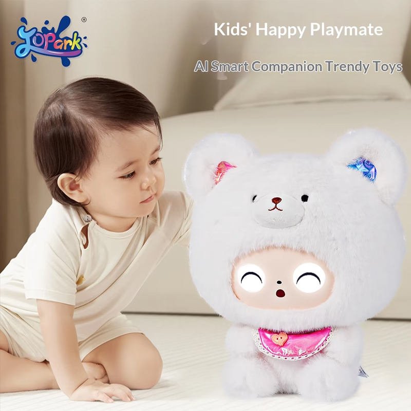 Smart Stuffed Animal with Multilingual Emotional Companion Plush Toy Interactive Learning Assistant Custom Sizes Colors Ages 2-7