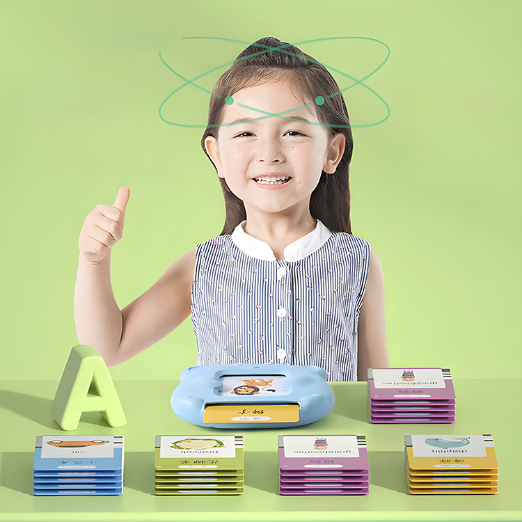 Wholesale Talking Flash Cards Reader Learning Toys Kids Pocket Vocabulary Audible Talking Flashcards for Children English