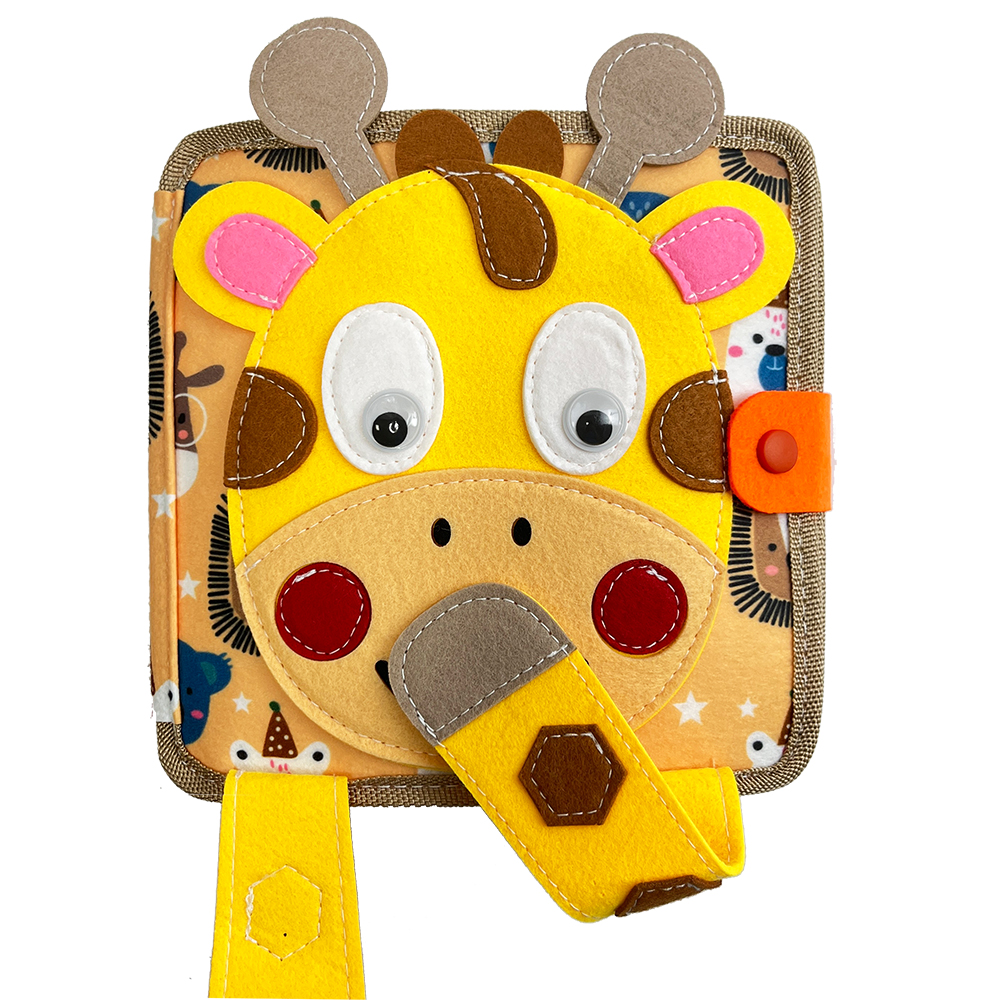 OEM ODM Wholesale Montessori Felt Toys Animals Theme Sensory Fabric Quiet Book Busy Book with CE CPC Certificate for Toddlers