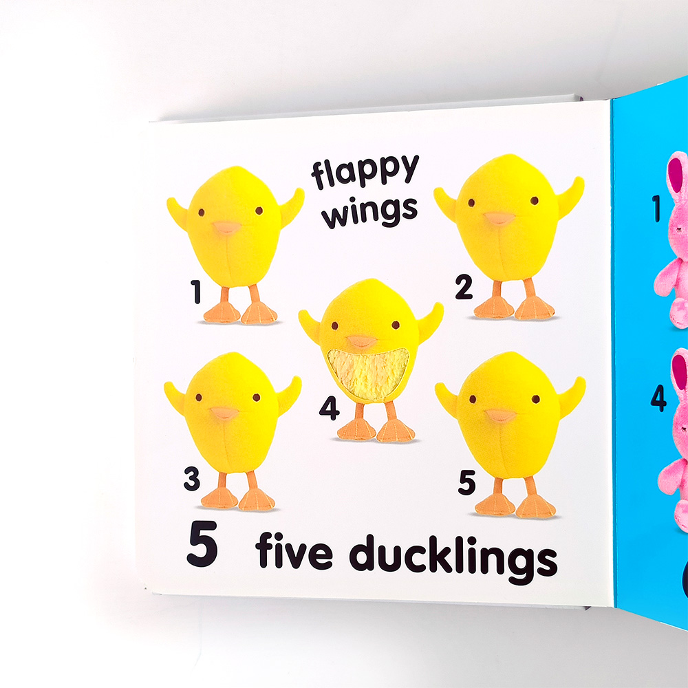 Best-selling Early Educational Toys Baby Touch And Feel Book Counting Board Book Printing Children's Book
