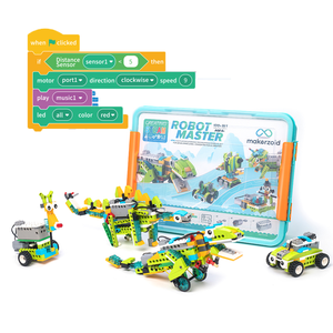 Coding Toy Makerzoid Ev3 Professional Manufacturer Robot Master Programming Robot Building Bricks Stem Educational Toys Wedo 2.0