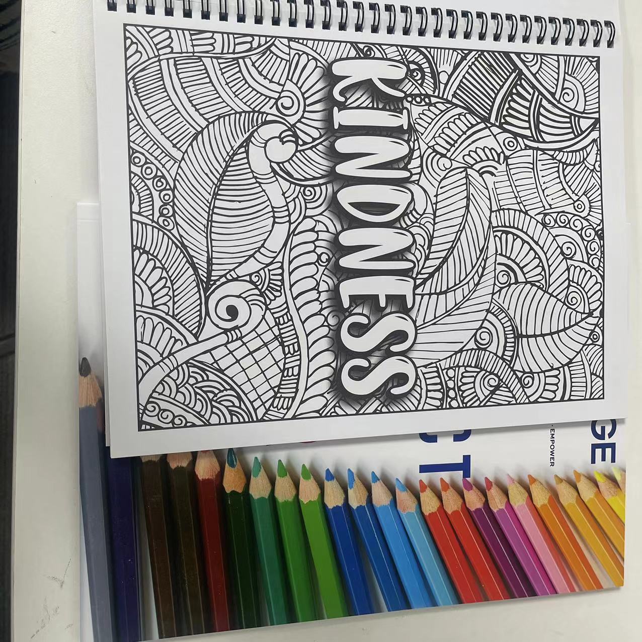 Custom OEM Printing Cheap Bulk Perfect Binding Flower Drawing Painting Coloring Book For Adult And Children