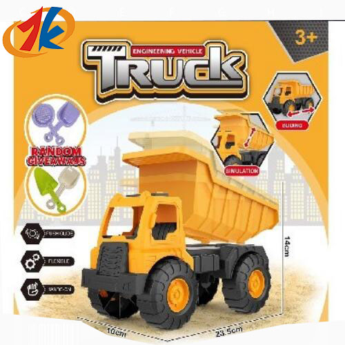 Plastic Construction Vehicles Engineering Toy Set for Kids Including Loader Forklift Crane Tip Lorry Agitating