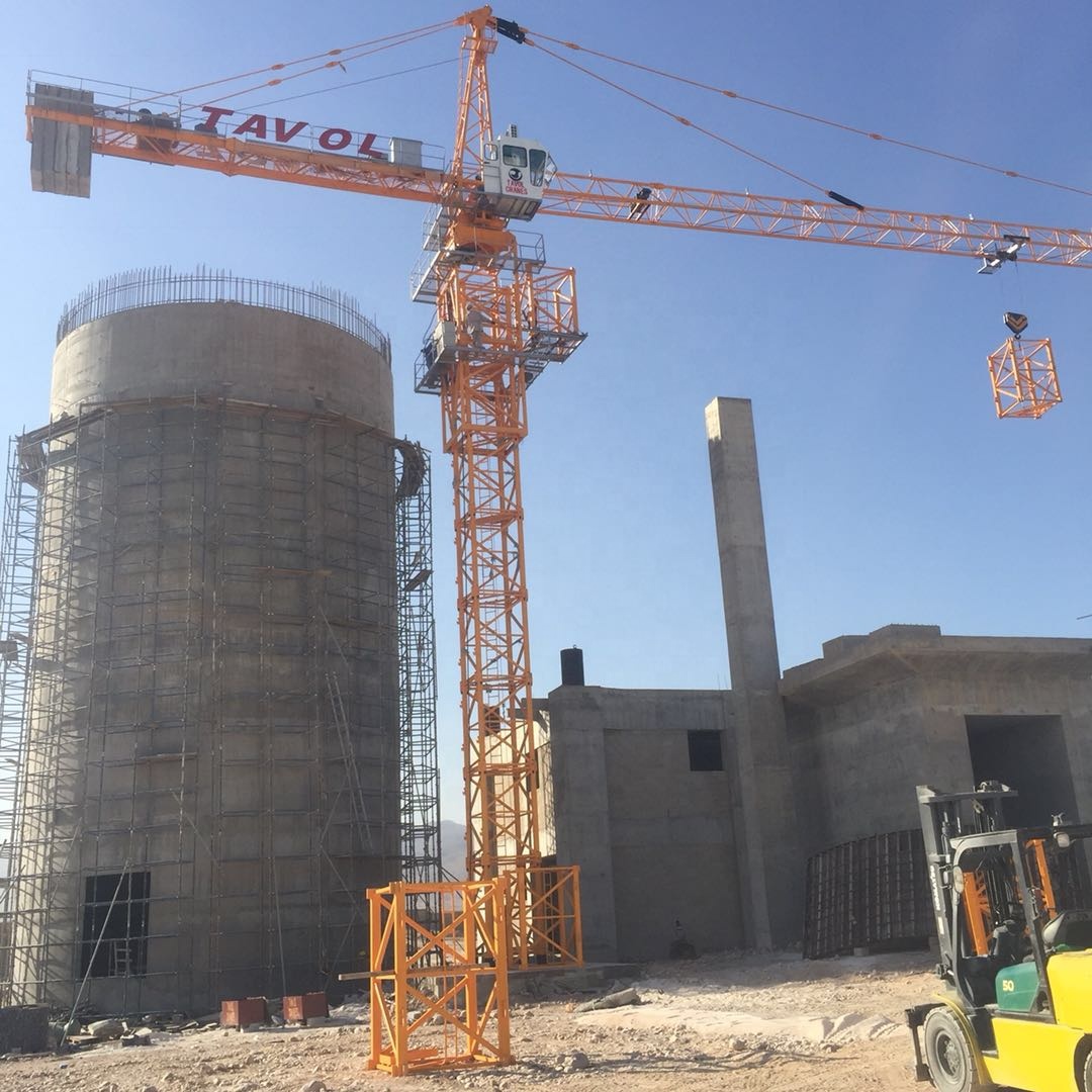 CE Certificate Self-Raising Tower Crane QTZ 5010 5T Construction Crane Price