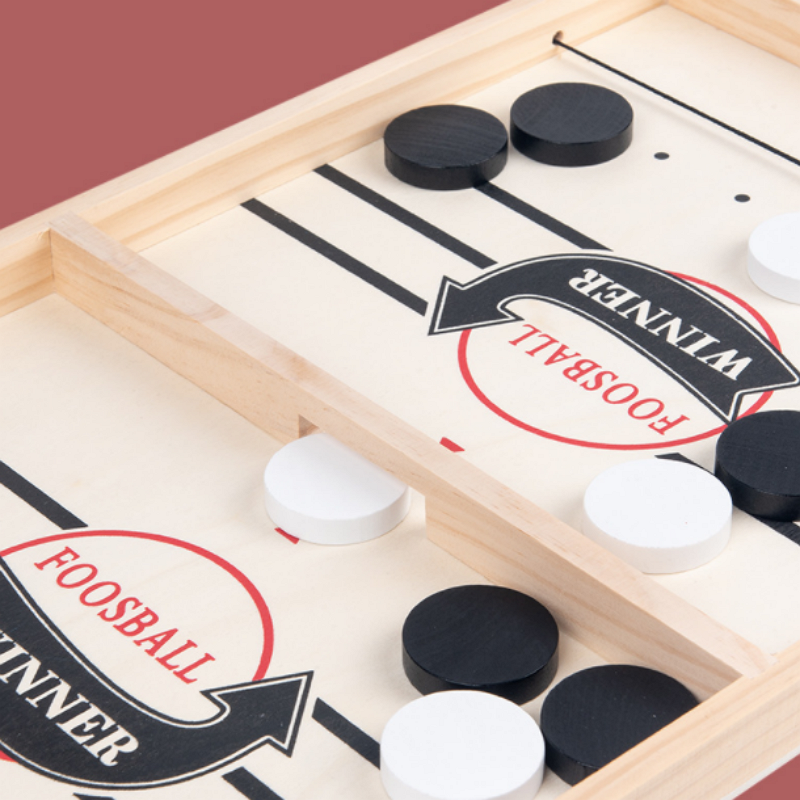 Indoor Game Series Interactive Collision Chess Wooden Table Game Bullet Double Catapult Chess
