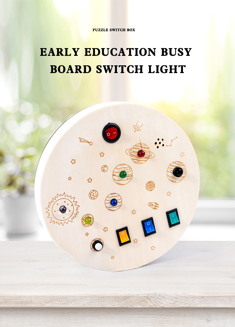EMA Wooden Montessori Sensory Toys Early Learning for Kids Development