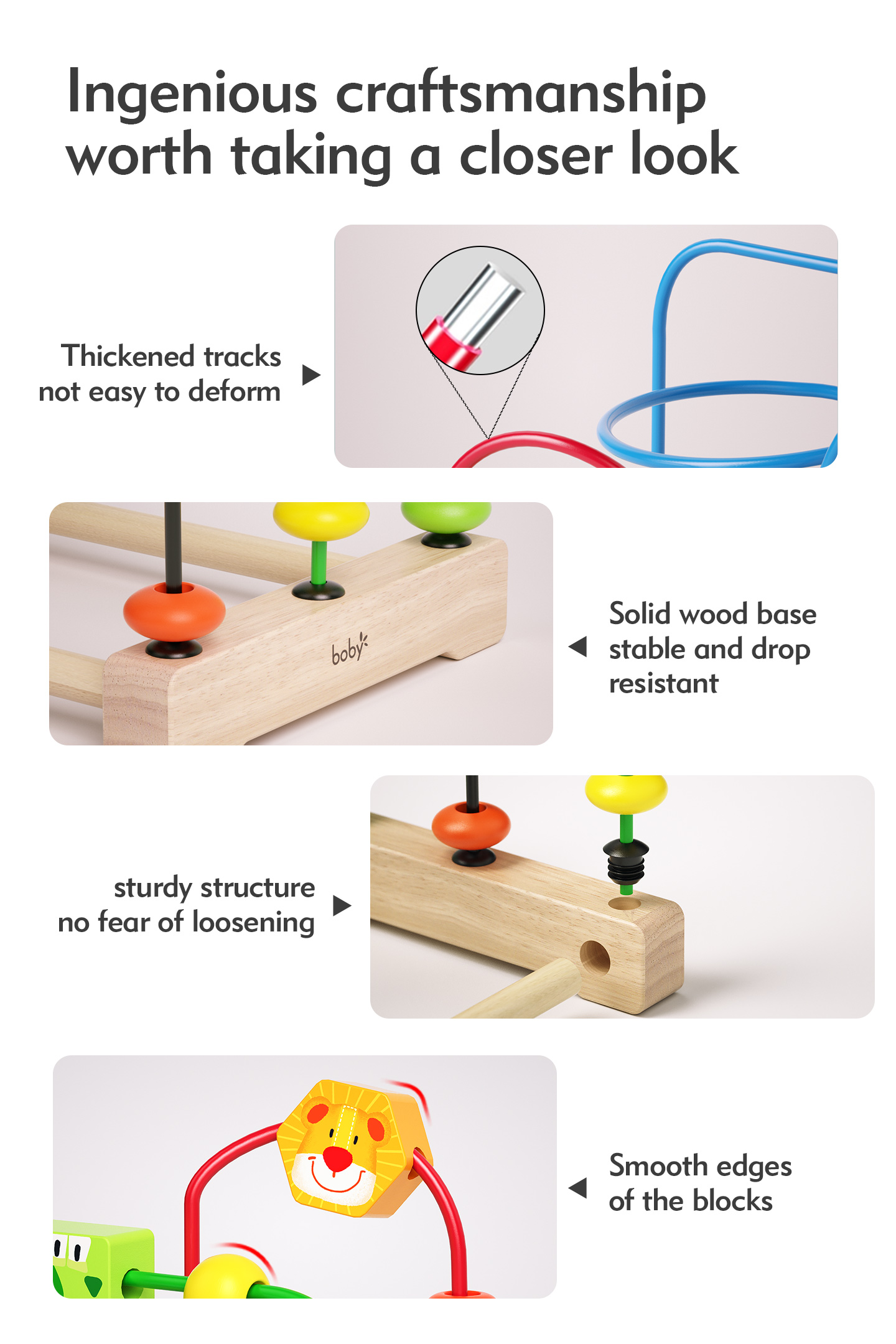 Wooden Montessori Educational Toys