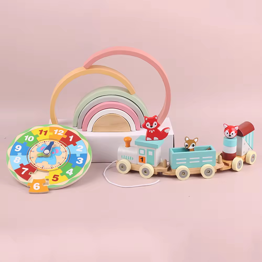 Children Puzzle Early Education Toys Toddlers Educational Learning Games Wooden Montessori Toys for Kids