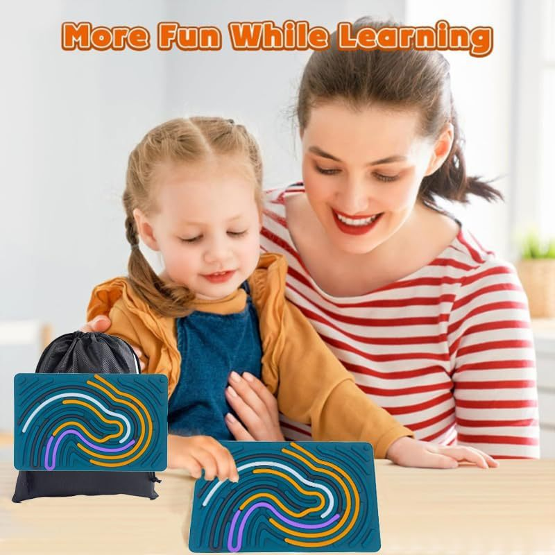 Eco-Friendly Silicone Puzzle Toy for Kids | Enhance Sensory Skills and Hand-Eye Coordination