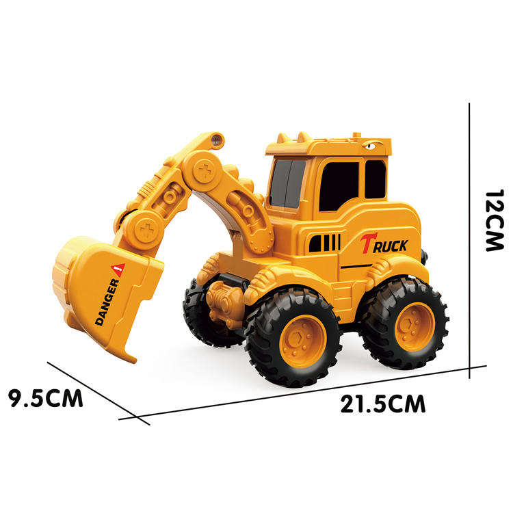 Wholesale Plastic Construction Engineering Car &amp; Bulldozer Sliding Friction Toy for Children Over 2 Years