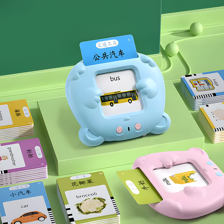 Wholesale Talking Flash Cards Reader Learning Toys Kids Pocket Vocabulary Audible Talking Flashcards for Children English