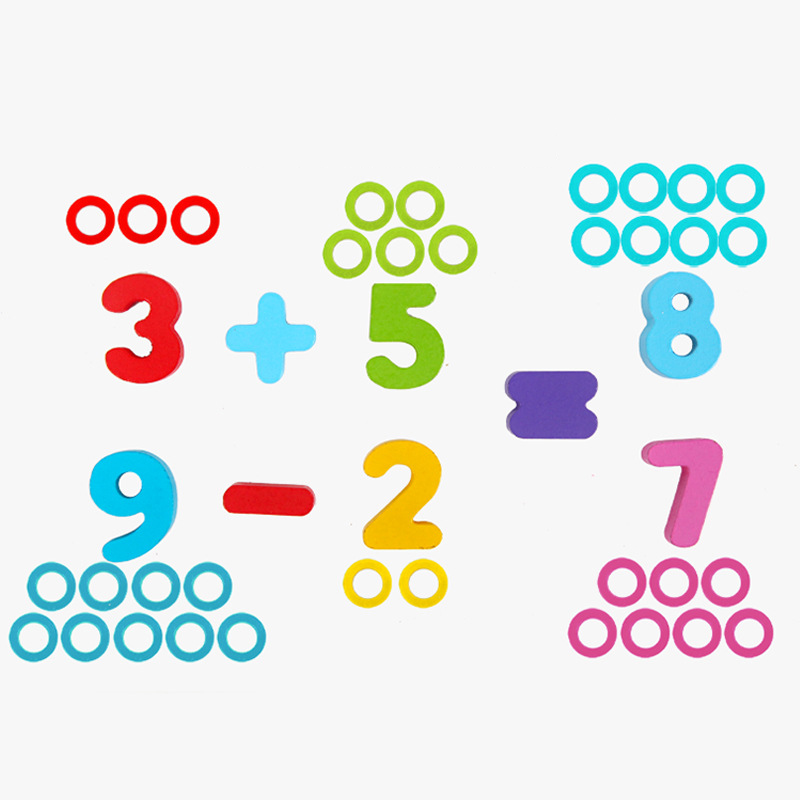 6 in 1 Wooden Multifunctional Fishing Game Matching Cognitive Board Children Early Educational Wooden Montessori Toys