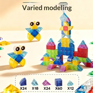 Creative Toys for Early Education 3d ABS 2.5cm Magnetic Building Blocks for Children-Educational stem Geometric Toy with CE EN71