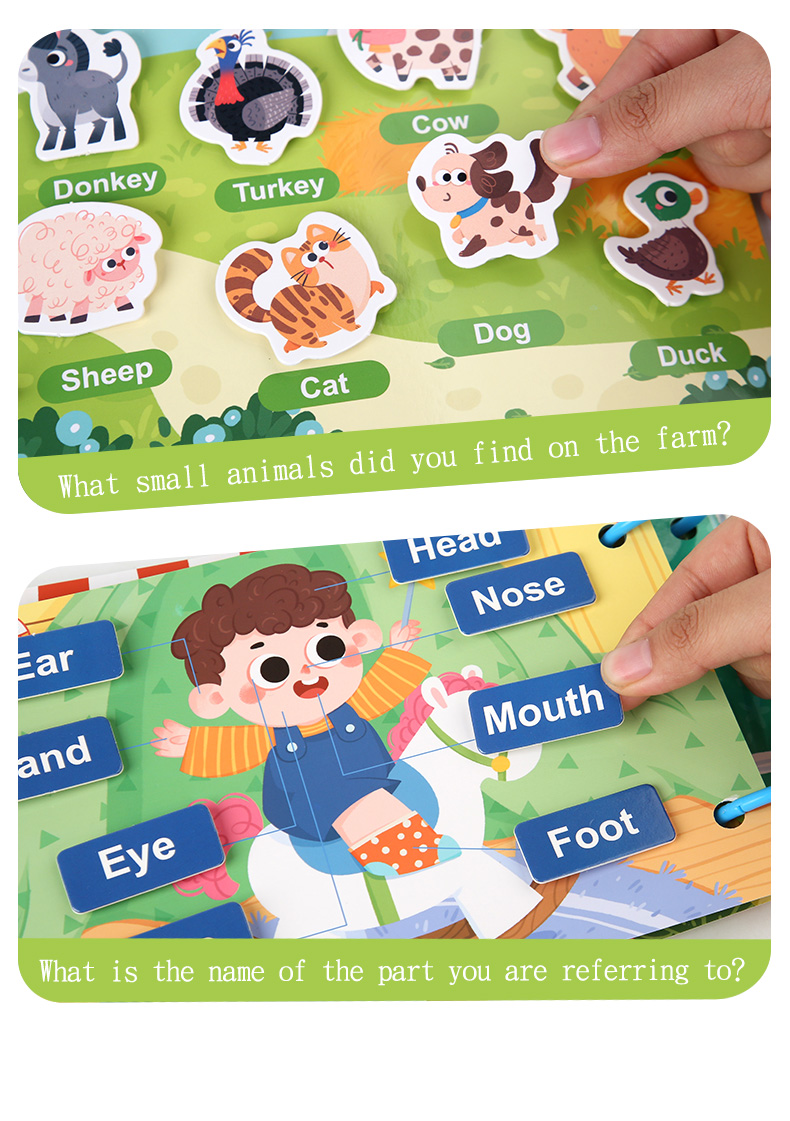 Kids Educational Magic Tape Features