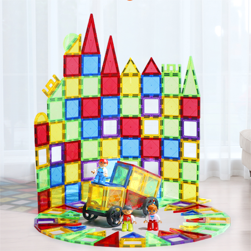 Magnetic Tiles for Kids Ages 3 4 5 6 7 8 Learning Magnet Toys Toddlers Magnetic Building Blocks Educational STEM Christmas Gifts