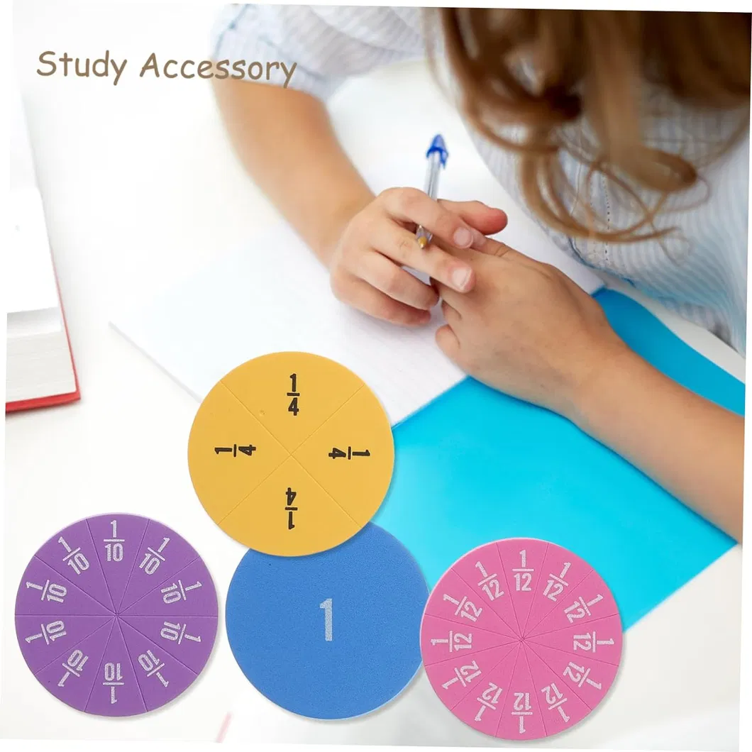 Custom Puzzle Kids Education Toys Mathematics Teaching Aids Magnetic Fraction Toy Set