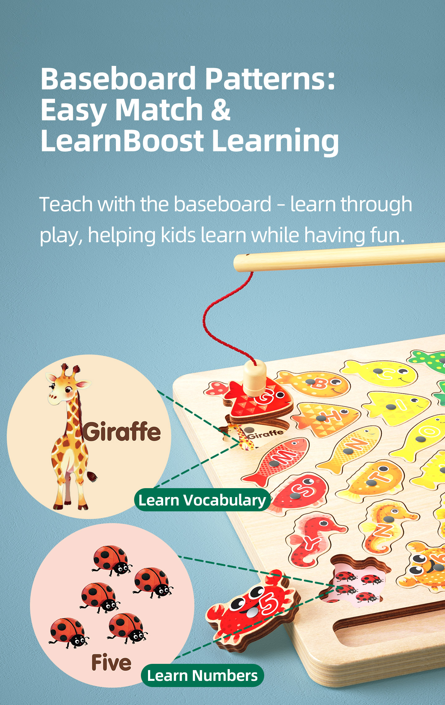 Wooden Montessori Educational Toys Detailed View 7