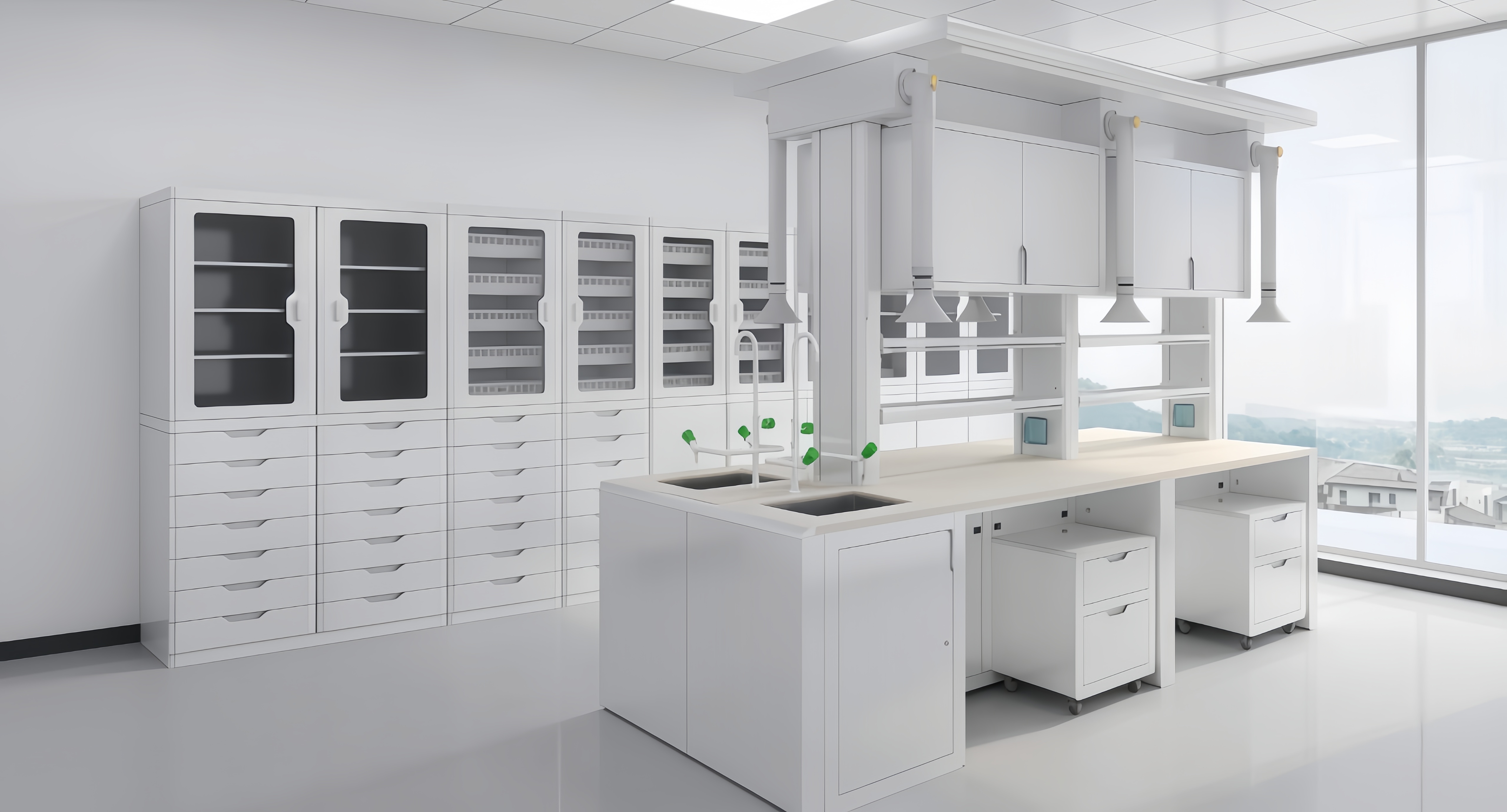 University Science Lab Furniture Supplier Customized Complete Set Of Teaching Furniture For Higher Education